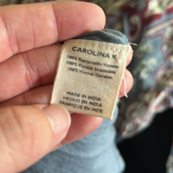 Carolina K Josefina Boho Patterned Short Dress Women's size S - Picture 9 of 10